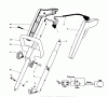 Toro 51750 - Power Hoe, 1981 (1000001-1999999) Ersatzteile HANDLE ASSEMBLY