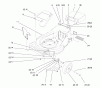 Toro 26633 - Lawnmower, 1997 (7900001-7999999) Ersatzteile DECK ASSEMBLY