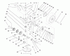 Toro 26633 - Lawnmower, 1997 (7900001-7999999) Ersatzteile DECK SUSPENSION & GEAR CASE ASSEMBLY