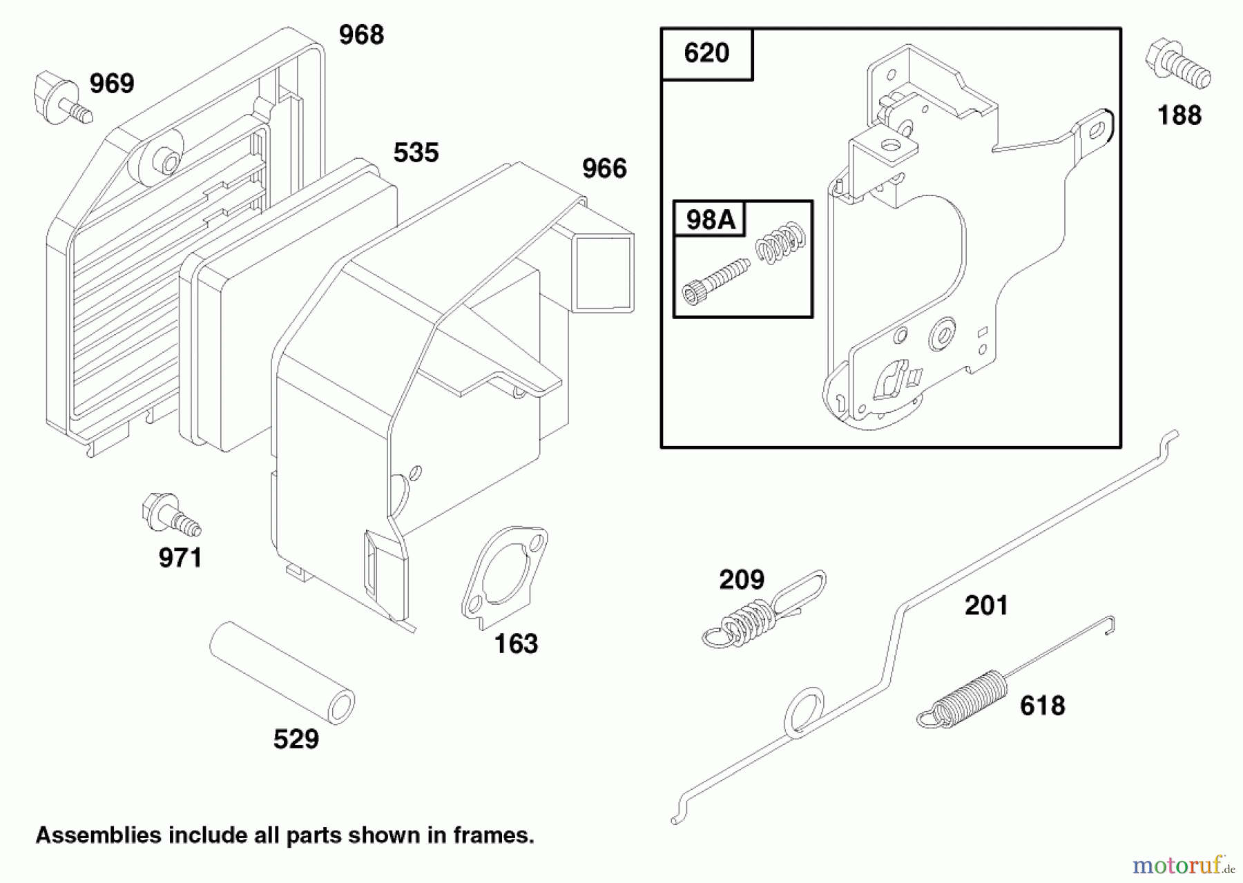  Toro Neu Mowers, Walk-Behind Seite 2 26633B - Toro Lawnmower, 1996 (6900001-6999999) ENGINE GTS 150 #4