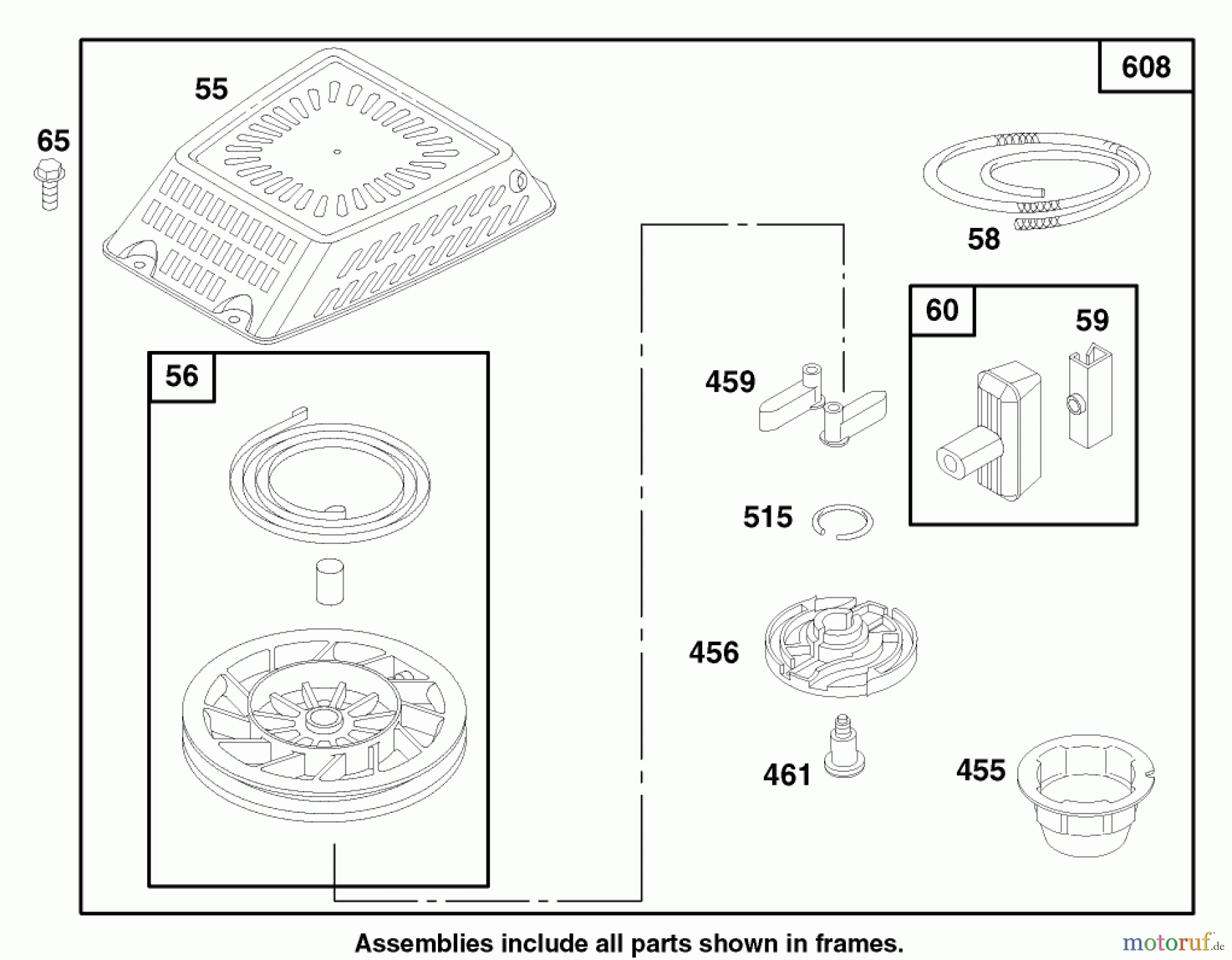Toro Neu Mowers, Walk-Behind Seite 2 26633B - Toro Lawnmower, 1996 (6900001-6999999) ENGINE GTS 150 #6