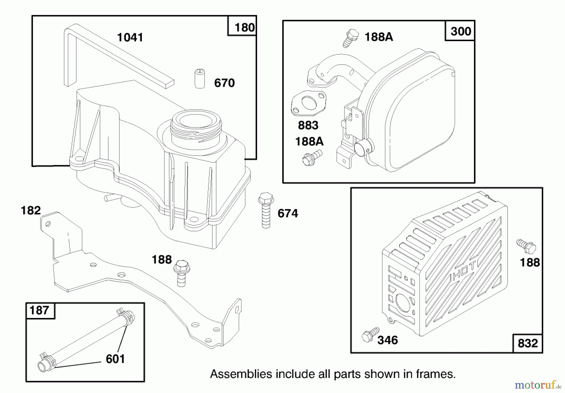  Toro Neu Mowers, Walk-Behind Seite 2 26636 - Toro Lawnmower, 1997 (7900001-7999999) ENGINE GTS-150 #7