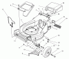 Toro 26637 - Lawnmower, 1998 (8900001-8999999) Ersatzteile HOUSING ASSEMBLY