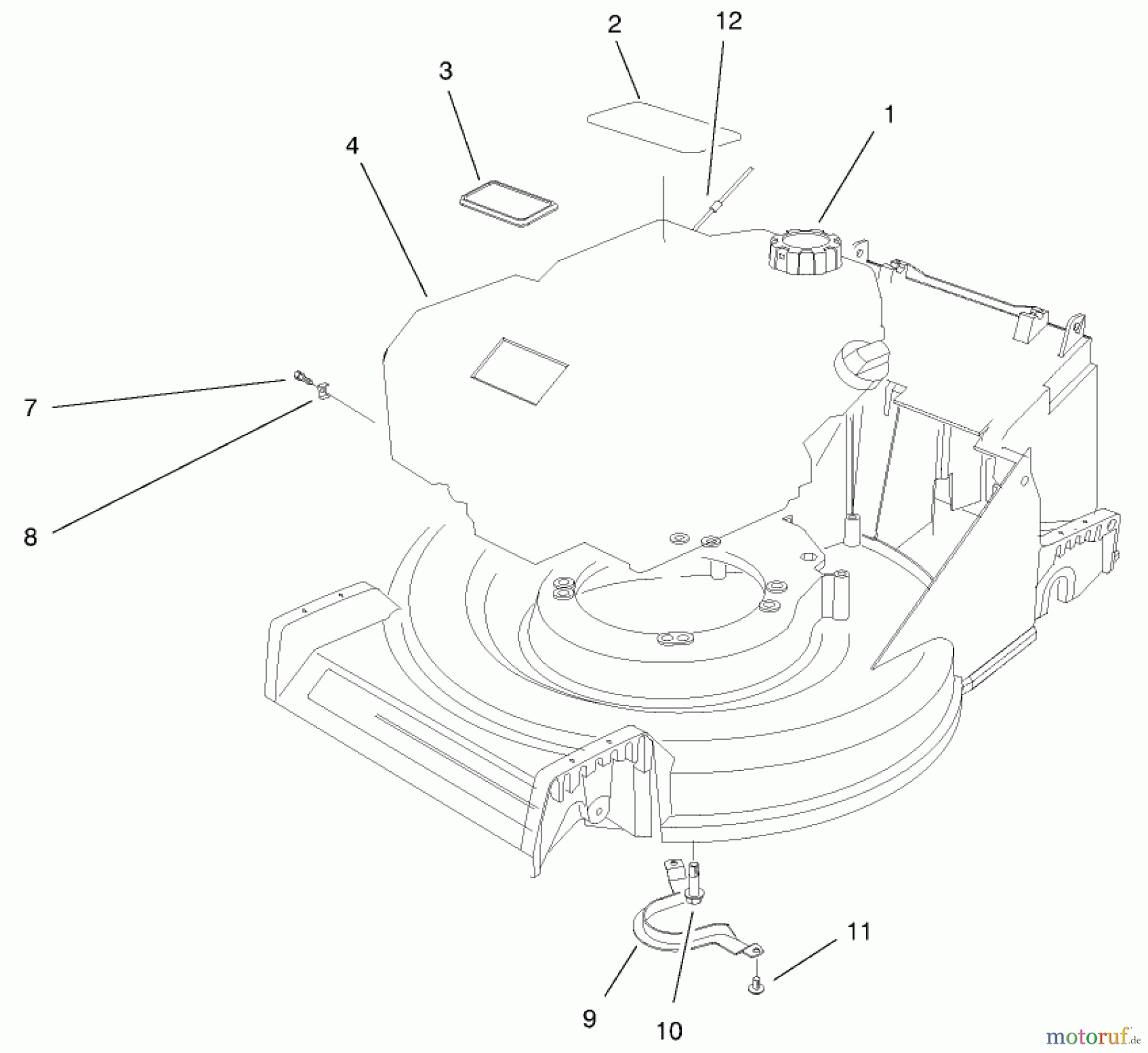 Toro Neu Mowers, Walk-Behind Seite 2 26638 - Toro Lawnmower, 2001 (210000001-210999999) ENGINE ASSEMBLY