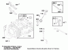 Toro 26638 - Lawnmower, 1999 (9900001-9999999) Ersatzteile ENGINE GTS-200 #1