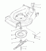 Toro 26680WG - Lawnmower, 1990 (0000001-0999999) Ersatzteile BLADE ASSEMBLY