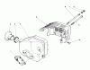 Toro 26680WG - Lawnmower, 1990 (0000001-0999999) Ersatzteile MUFFLER ASSEMBLY (ENGINE NO. 47PK9)