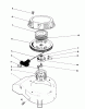 Toro 26680WG - Lawnmower, 1990 (0000001-0999999) Ersatzteile RECOIL ASSEMBLY (ENGINE MODEL NO. 47PK9)
