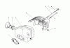 Toro 26682 - Lawnmower, 1990 (0000001-0999999) Ersatzteile MUFFLER ASSEMBLY (ENGINE NO. 47PK9-2)