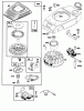 Toro 27501 - Lawnmower, 1992 (2000001-2999999) Ersatzteile ENGINE GTS-150 77-8990 #3