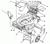 Toro 27501 - Lawnmower, 1992 (2000001-2999999) Ersatzteile HOUSING ASSEMBLY