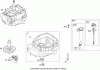 Toro 446E (R48) - R48 Recycling Mower, 2008 (SN 280000001-290999999) Ersatzteile CRANKCASE ASSEMBLY BRIGGS AND STRATTON 126T02-1841-B1