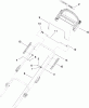 Toro 446E (R48) - R48 Recycling Mower, 2008 (SN 280000001-290999999) Ersatzteile UPPER HANDLE ASSEMBLY