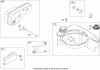 Toro 447E (R48) - R48 Recycling Mower, 2008 (SN 280000001-290999999) Ersatzteile MUFFLER AND FUEL TANK ASSEMBLY BRIGGS AND STRATTON 126T05-1840-B1
