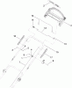 Toro 447E (R48) - R48 Recycling Mower, 2008 (SN 280000001-290999999) Ersatzteile UPPER HANDLE ASSEMBLY