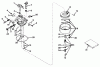 Toro 23300 - Lawnmower, 1966 (6000001-6999999) Ersatzteile CARBURETOR MODEL NO. 631115