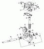Toro 23201 - 25" Whirlwind Hevi-Duty Lawnmower, 1974 (4000001-4999999) Ersatzteile GEAR CASE ASSEMBLY