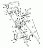 Toro 23201 - 25" Whirlwind Hevi-Duty Lawnmower, 1974 (4000001-4999999) Ersatzteile HANDLE ASSEMBLY