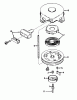 Toro 23201 - 25" Whirlwind Hevi-Duty Lawnmower, 1974 (4000001-4999999) Ersatzteile REWIND STARTER NO. 590420