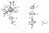 Toro 23267 - Lawnmower, 1978 (8000001-8999999) Ersatzteile CARBURETOR MODEL NO. 631165