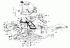 Toro 23267 - Lawnmower, 1979 (9000001-9999999) Ersatzteile ENGINE AND FRAME ASSEMBLY