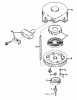 Toro 23267 - Lawnmower, 1979 (9000001-9999999) Ersatzteile REWIND STARTER N0. 590420