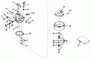 Toro 23267 - Lawnmower, 1980 (0000001-0999999) Ersatzteile CARBURETOR MODEL NO. 631165