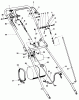 Toro 23267 - Lawnmower, 1980 (0000001-0999999) Ersatzteile HANDLE ASSEMBLY