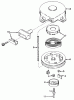 Toro 23267 - Lawnmower, 1982 (2000001-2999999) Ersatzteile REWIND STARTER NO. 590420