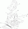 Toro 136E (RZT420H) - RZT420H Riding Mower, 2009 (290000001-290999999) Ersatzteile SEAT ASSEMBLY