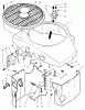 Toro 74021 (616-Z) - 616-Z Tractor, 1993 (39000001-39999999) Ersatzteile COVERS, FUEL PUMP, COIL, REGULATOR & GOVERNOR LINKAGE ASSEMBLY