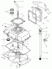 Toro 74021 (616-Z) - 616-Z Tractor, 1993 (39000001-39999999) Ersatzteile OIL BASE & FILL TUBE ASSEMBLY