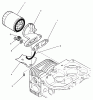 Toro 74021 (616-Z) - 616-Z Tractor, 1993 (39000001-39999999) Ersatzteile OIL FILTER ASSEMBLY