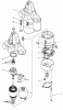 Toro 74021 (616-Z) - 616-Z Tractor, 1993 (39000001-39999999) Ersatzteile STARTER ASSEMBLY