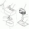 Toro 74041 (616-Z) - 616-Z Tractor, 1993 (39000001-39999999) Ersatzteile AIR CLEANER ASSEMBLY