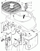 Toro 74041 (616-Z) - 616-Z Tractor, 1993 (39000001-39999999) Ersatzteile COVERS, FUEL PUMP, COIL, REGULATOR & GOVERNOR LINKAGE ASSEMBLY