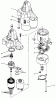 Toro 74041 (616-Z) - 616-Z Tractor, 1993 (39000001-39999999) Ersatzteile STARTER ASSEMBLY