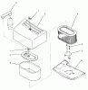 Toro 74041 (616-Z) - 616-Z Tractor, 1994 (49000001-49999999) Ersatzteile AIR CLEANER ASSEMBLY