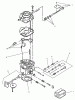 Toro 74041 (616-Z) - 616-Z Tractor, 1994 (49000001-49999999) Ersatzteile CARBURETOR COMPONENTS ASSEMBLY
