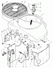 Toro 74041 (616-Z) - 616-Z Tractor, 1994 (49000001-49999999) Ersatzteile COVERS, FUEL PUMP COIL, REGUL.ATOR & GOVERNOR LINKAGE ASSEMBLY