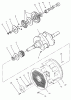 Toro 74041 (616-Z) - 616-Z Tractor, 1994 (49000001-49999999) Ersatzteile CRANKSHAFT, CAMSHAFT & FLYWHEEL ASSEMBLY
