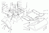 Toro 74041 (616-Z) - 616-Z Tractor, 1994 (49000001-49999999) Ersatzteile FENDERS & FLOOR PAN ASSEMBLY