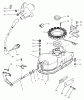 Toro 74041 (616-Z) - 616-Z Tractor, 1994 (49000001-49999999) Ersatzteile GEARCASE & IGNITION ASSEMBLY