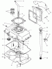 Toro 74041 (616-Z) - 616-Z Tractor, 1994 (49000001-49999999) Ersatzteile OIL BASE & FILL TUBE ASSEMBLY