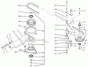 Toro 74041 (616-Z) - 616-Z Tractor, 1994 (49000001-49999999) Ersatzteile PTO ELECTRIC CLUTCH & DRIVE ASSEMBLY