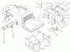 Toro 74041 (616-Z) - 616-Z Tractor, 1994 (49000001-49999999) Ersatzteile SEAT ASSEMBLY