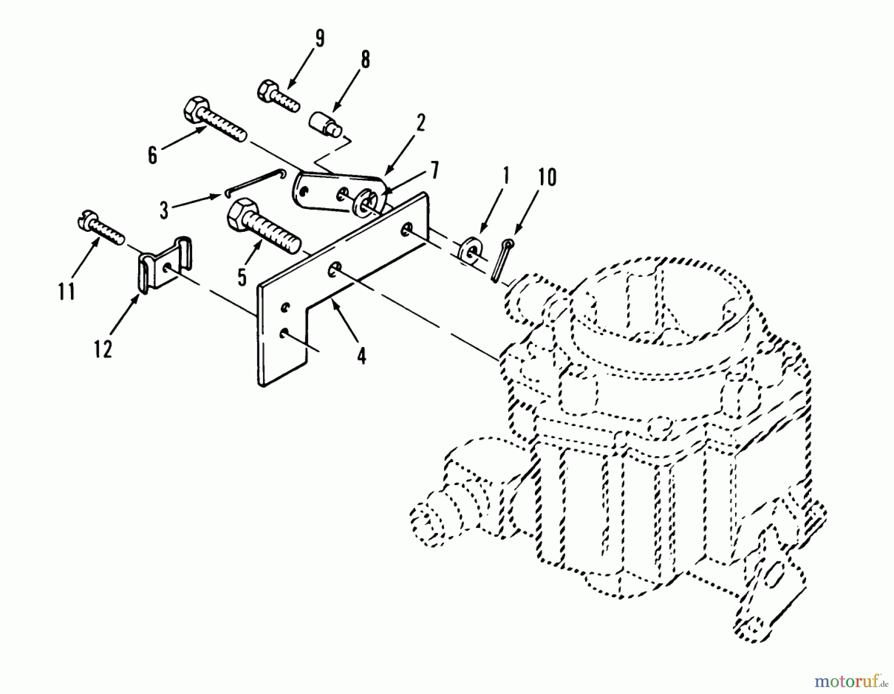 Toro Neu Mowers, Zero-Turn 74140 (724-Z) - Toro 724-Z Tractor, 1993 (39000001-39999999) CHOKE LINKAGE