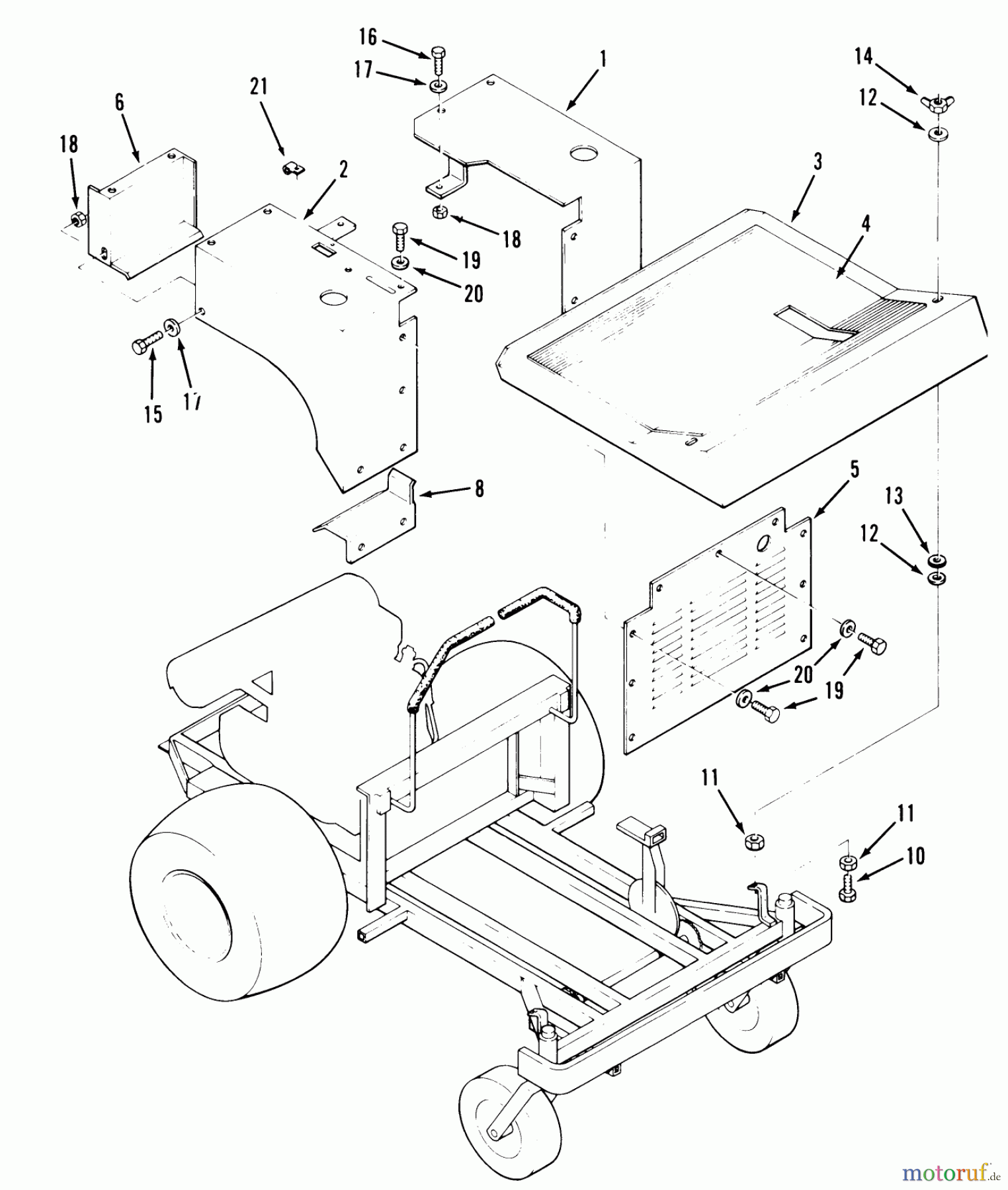Toro Neu Mowers, Zero-Turn 74140 (724-Z) - Toro 724-Z Tractor, 1993 (39000001-39999999) FENDERS AND COVERS