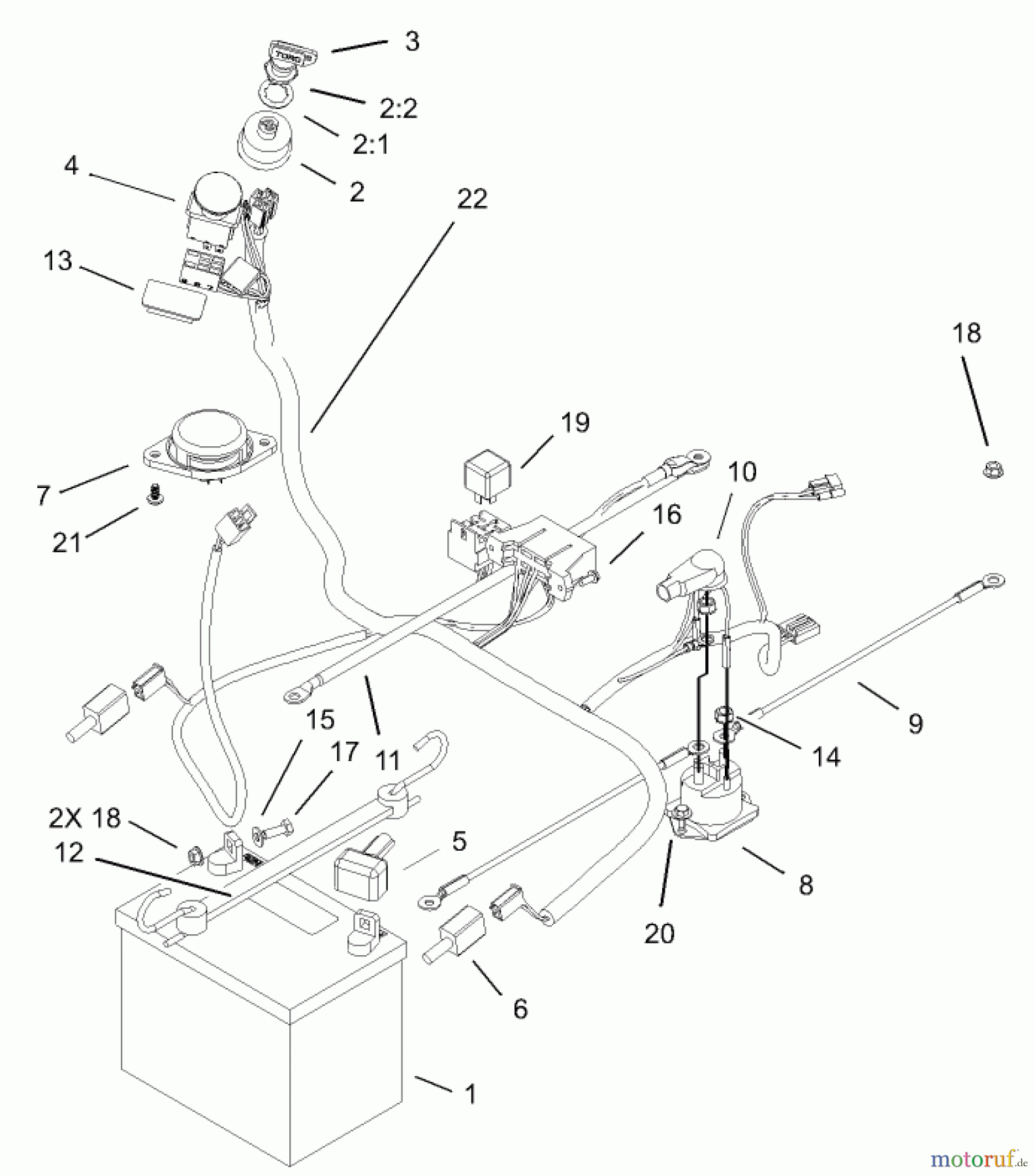 Toro Neu Mowers, Zero-Turn 74301 (14-38Z) - Toro 14-38Z TimeCutter Z Riding Mower, 2003 (230000001-230999999) ELECTRICAL ASSEMBLY