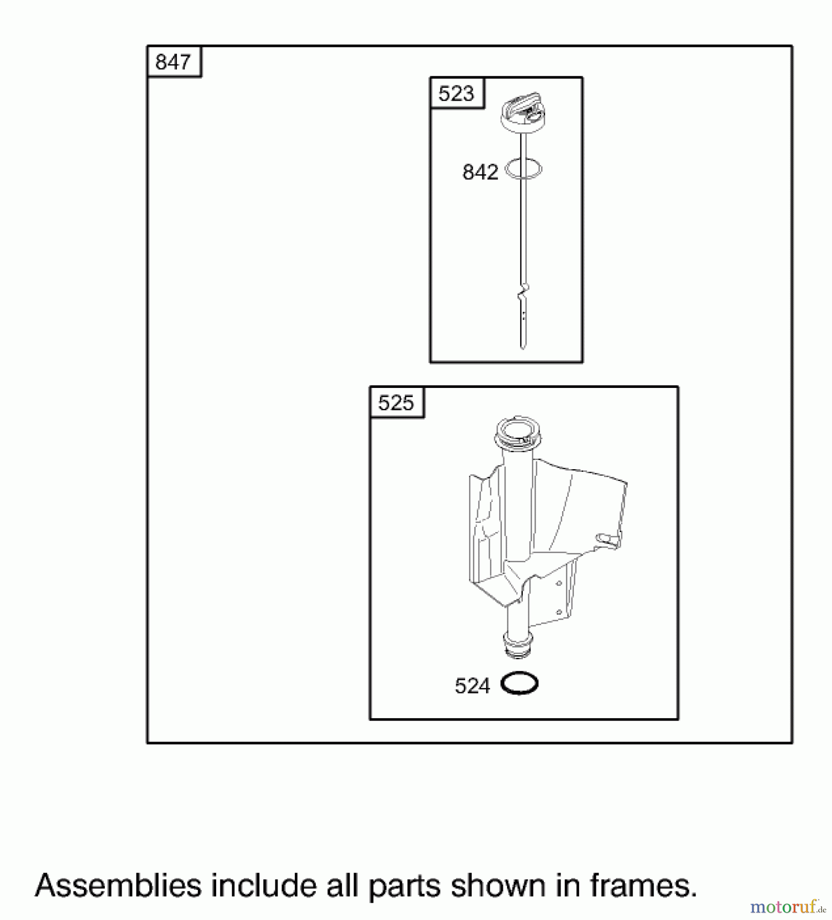 Toro Neu Mowers, Zero-Turn 74301 (14-38Z) - Toro 14-38Z TimeCutter Z Riding Mower, 2003 (230000001-230999999) OIL FILTER, TUBE AND PUMP ASSEMBLY BRIGGS AND STRATTON 280H07-0166-E1